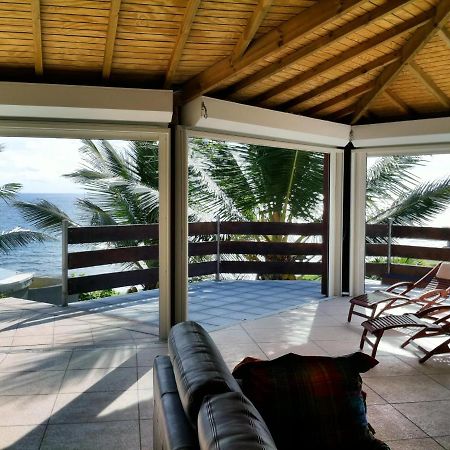 Wild Paradise: Villa vue mer piscine à débordement Le Moule Exterior foto